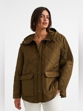 H&M Oversized Quilted Jacket